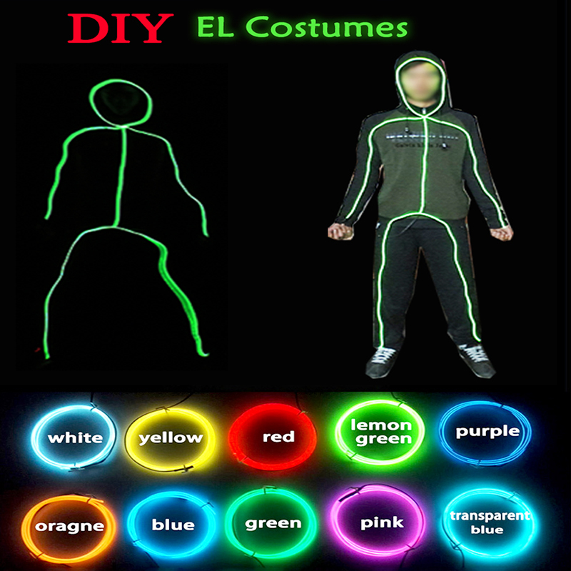 Diy Electronics Wire - Cosplay Matchstick Men Costumes DIY Glowing