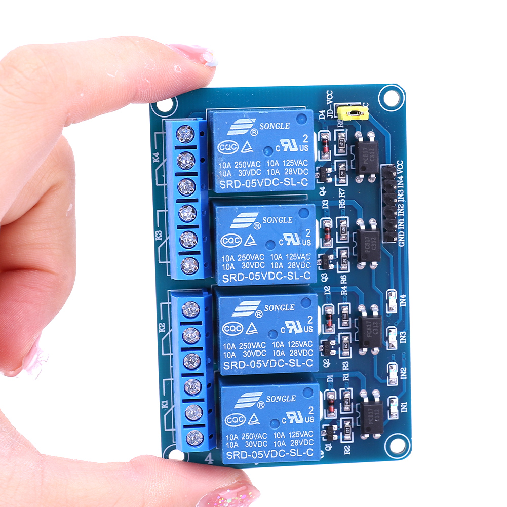 Relay Module 5V - 5V 12V 4 Channel Relay Board