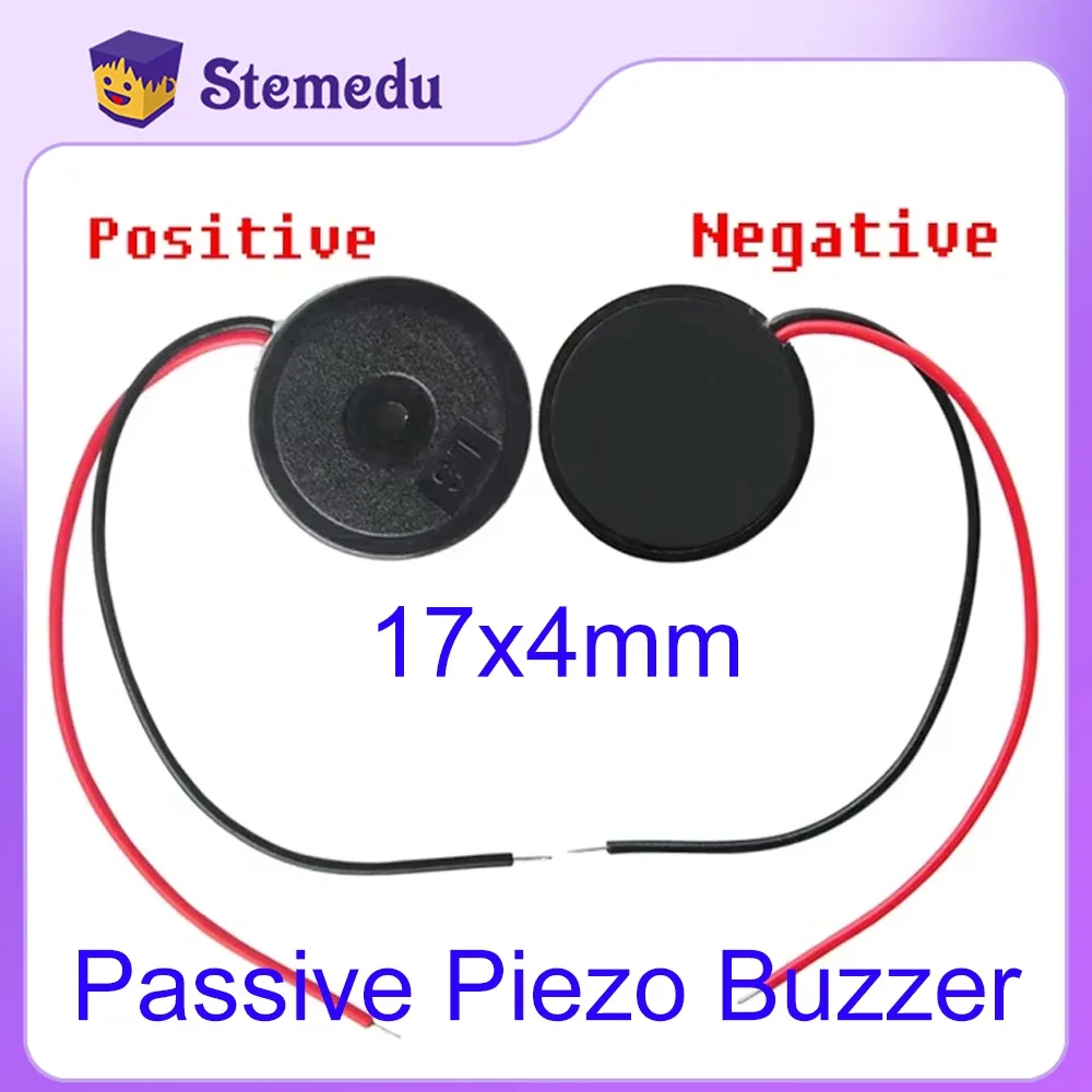 Diy Electronics Wire - 1710 Passive Piezo Buzzer Electronic Sounder