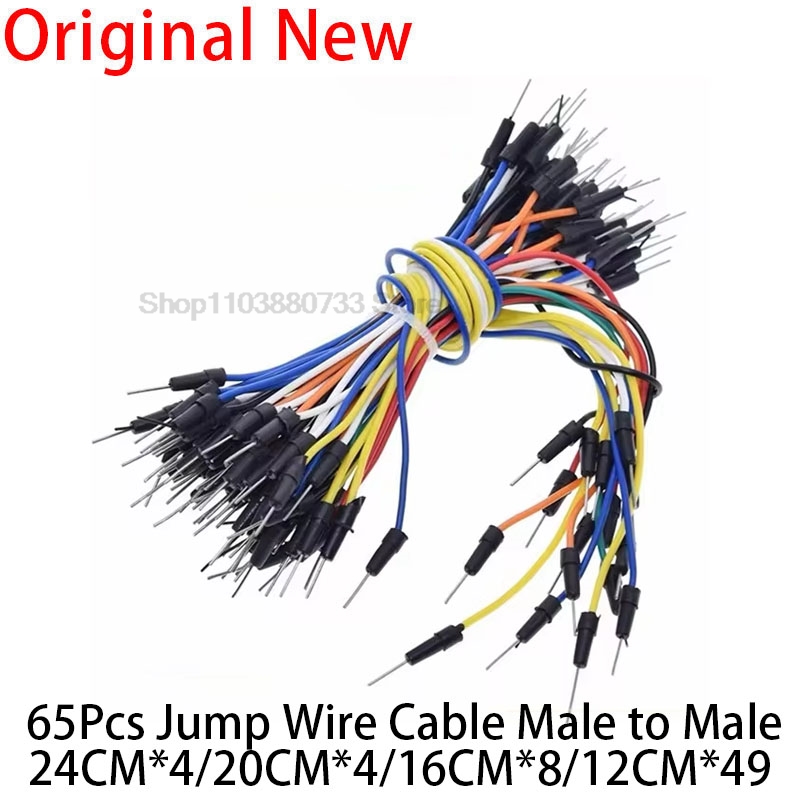 Diy Electronics Load Cell - 65Pcs/lot Jump Wires Cable Flexible Connect