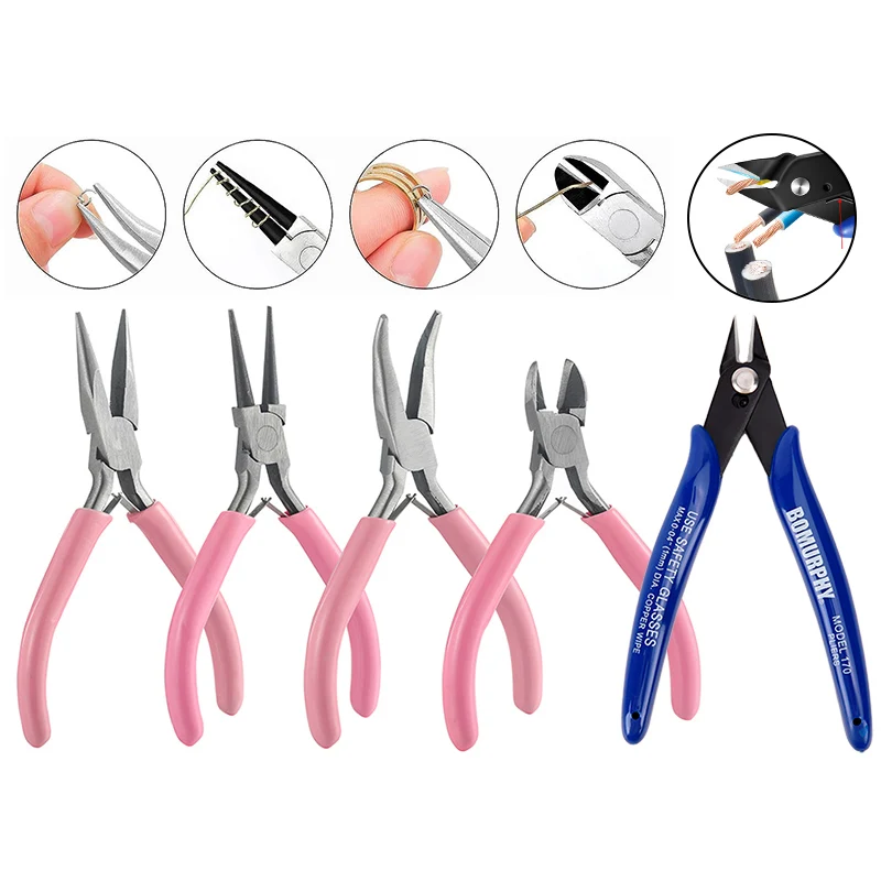 Diy Electronics Tool Kit - 170 Electronic Diagonal Pliers Kit Carbon