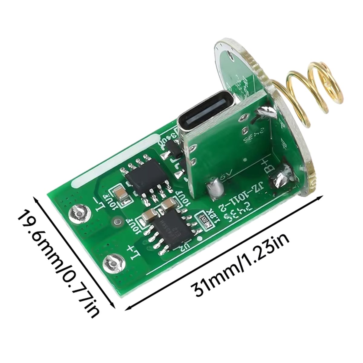 Diy Electronics Circuits - SWXF 2Pcs 3-4.2V Electric Torch LED