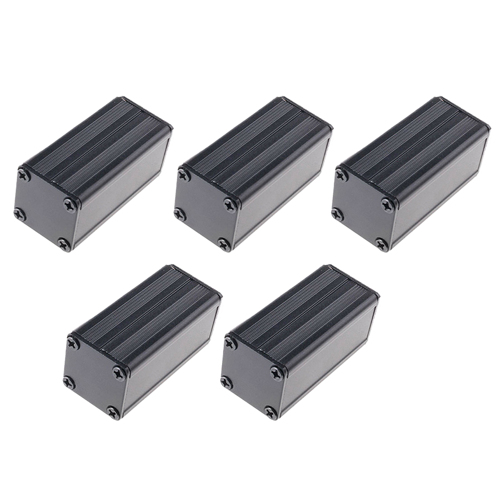 Diy Electronics Box - 5pcs Extruded PCB Aluminum Box Black