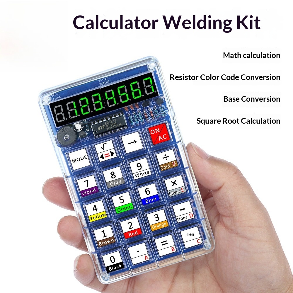 Diy Electronics Youtube - Calculator Production Kit, Electronic DIY Loose