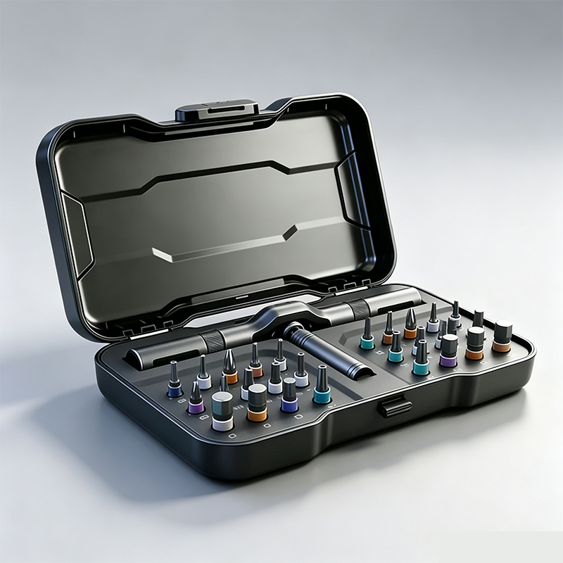 Diy Electronics Repair Kit - Magnetic Ratcheting Screwdriver Set, Multi-Bit Precision