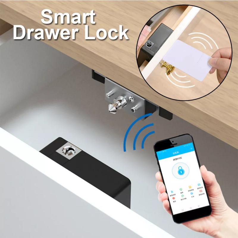Diy Electronics Cabinet - Smart Home Drawer Electronic Lock Hidden