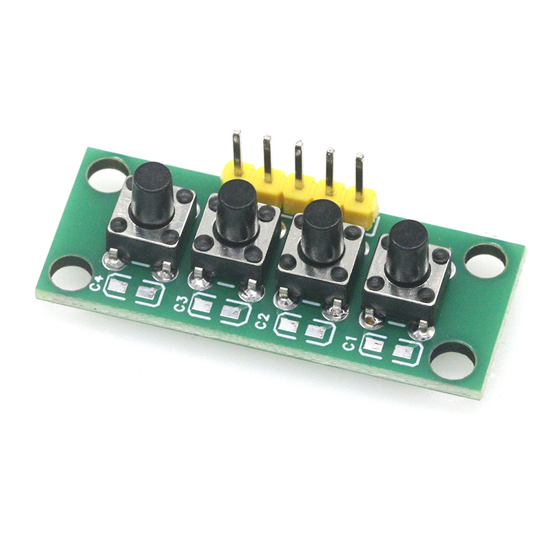 Diy Electronics Raspberry Pi - 1~5PCS 1x4 4-Button Independent Keypad Module