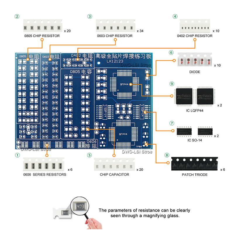 SMD Advanced Full Patch Weldin - Pcb Etching Kit recension och pris