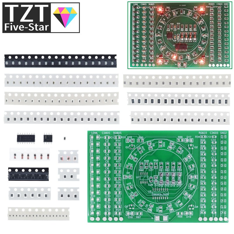 TZT 1/3PCS SMD NE555 CD4017 Ro - Diy Electronics Repair Kit recension och pris