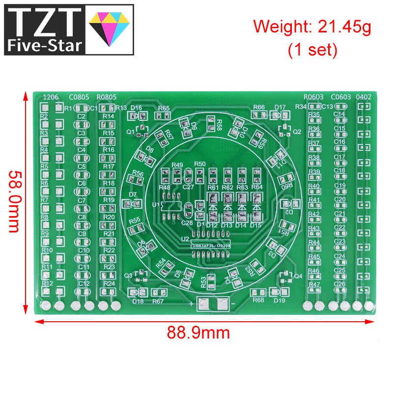 TZT 1/3PCS SMD NE555 CD4017 Ro - Diy Electronics Repair Kit recension och pris