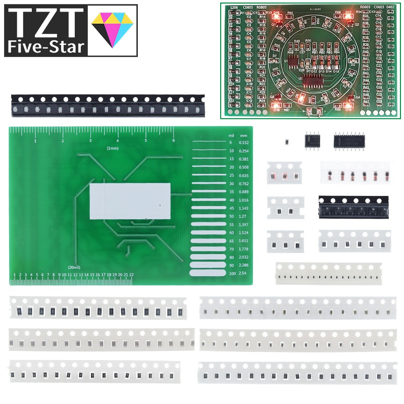 TZT 1/3PCS SMD NE555 CD4017 Ro - Diy Electronics Repair Kit recension och pris