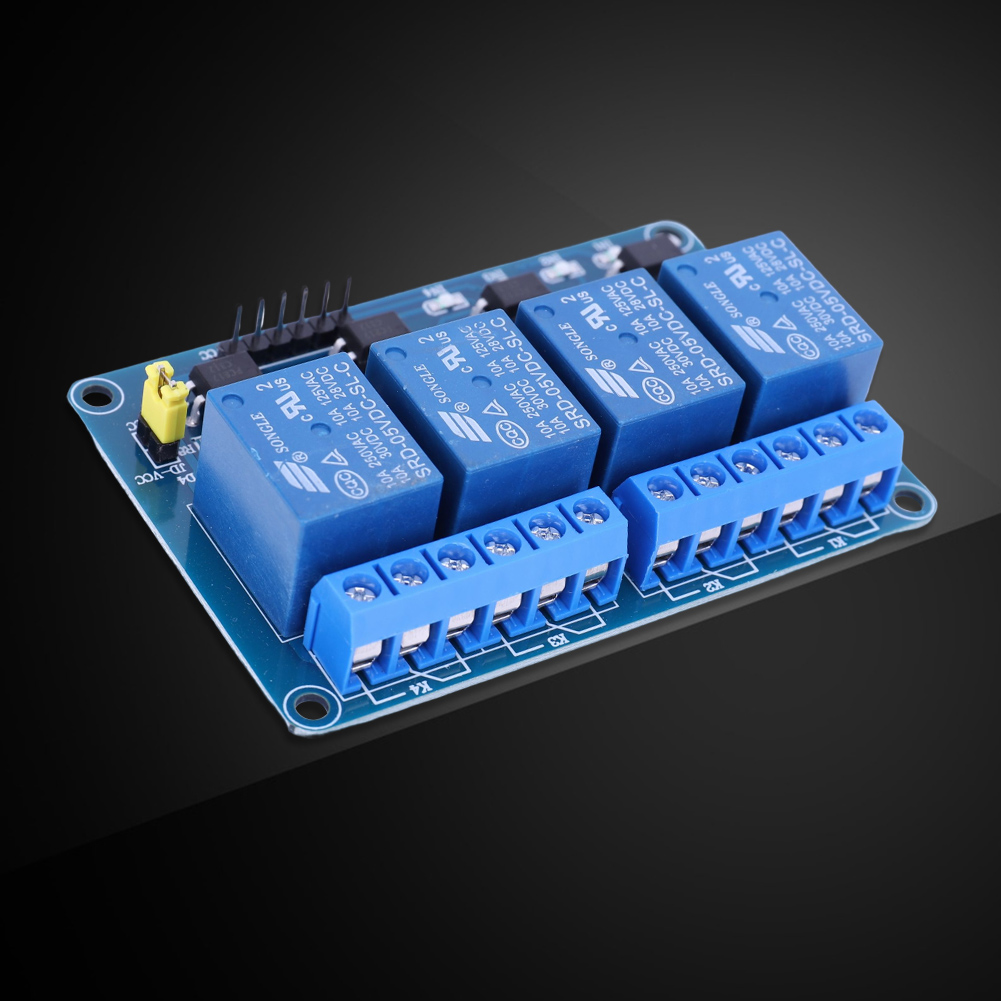 5V 12V 4 Channel Relay Board w - Relay Module 5V recension och pris