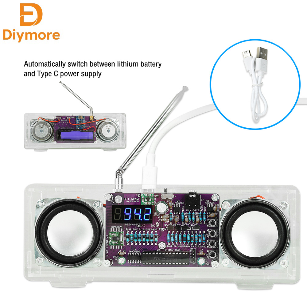 Dual Channel Electronic FM Rad - Diy Electronics Youtube Channel recension och pris