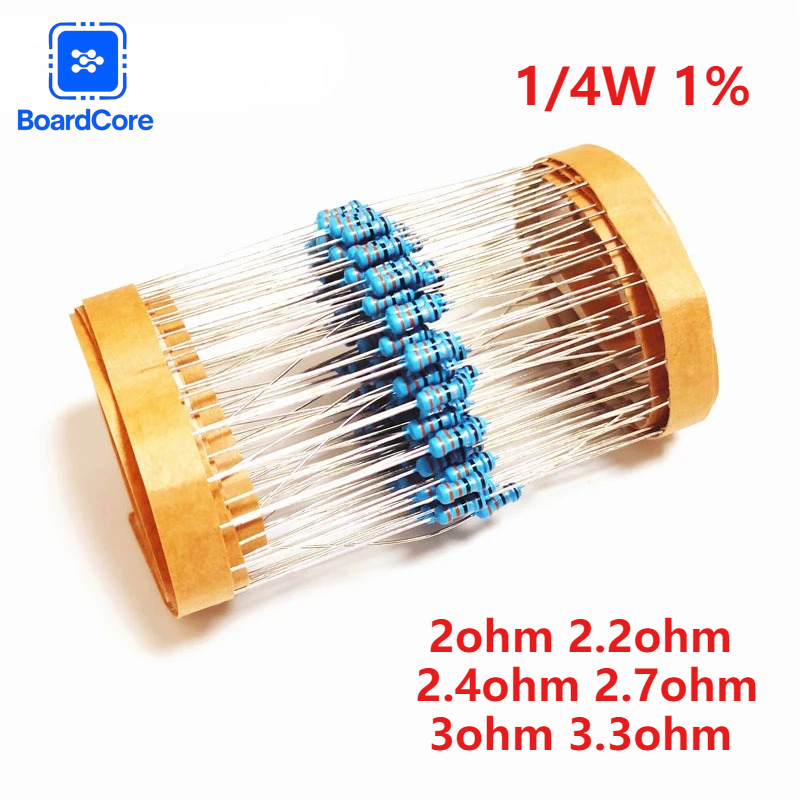 100/120PCS 1/4W 1% Metal Film  - Resistor Kit 1 4W recension och pris