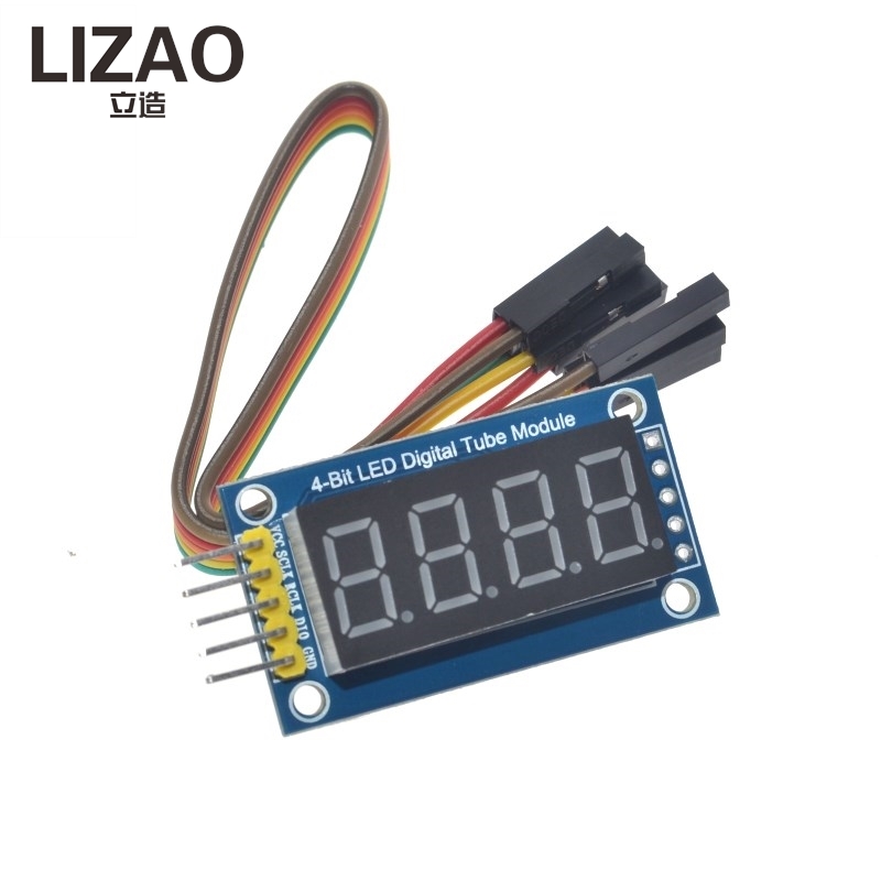 LIZAO 4 Bits Digital Tube LED  - Diy Electronics Youtube recension och pris