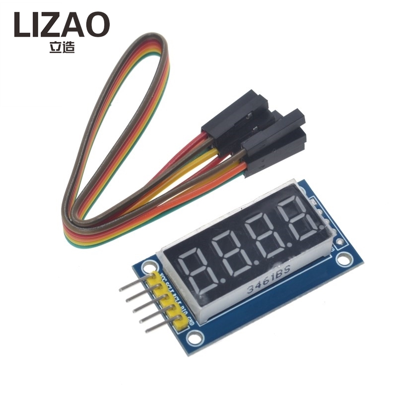 LIZAO 4 Bits Digital Tube LED  - Diy Electronics Youtube recension och pris