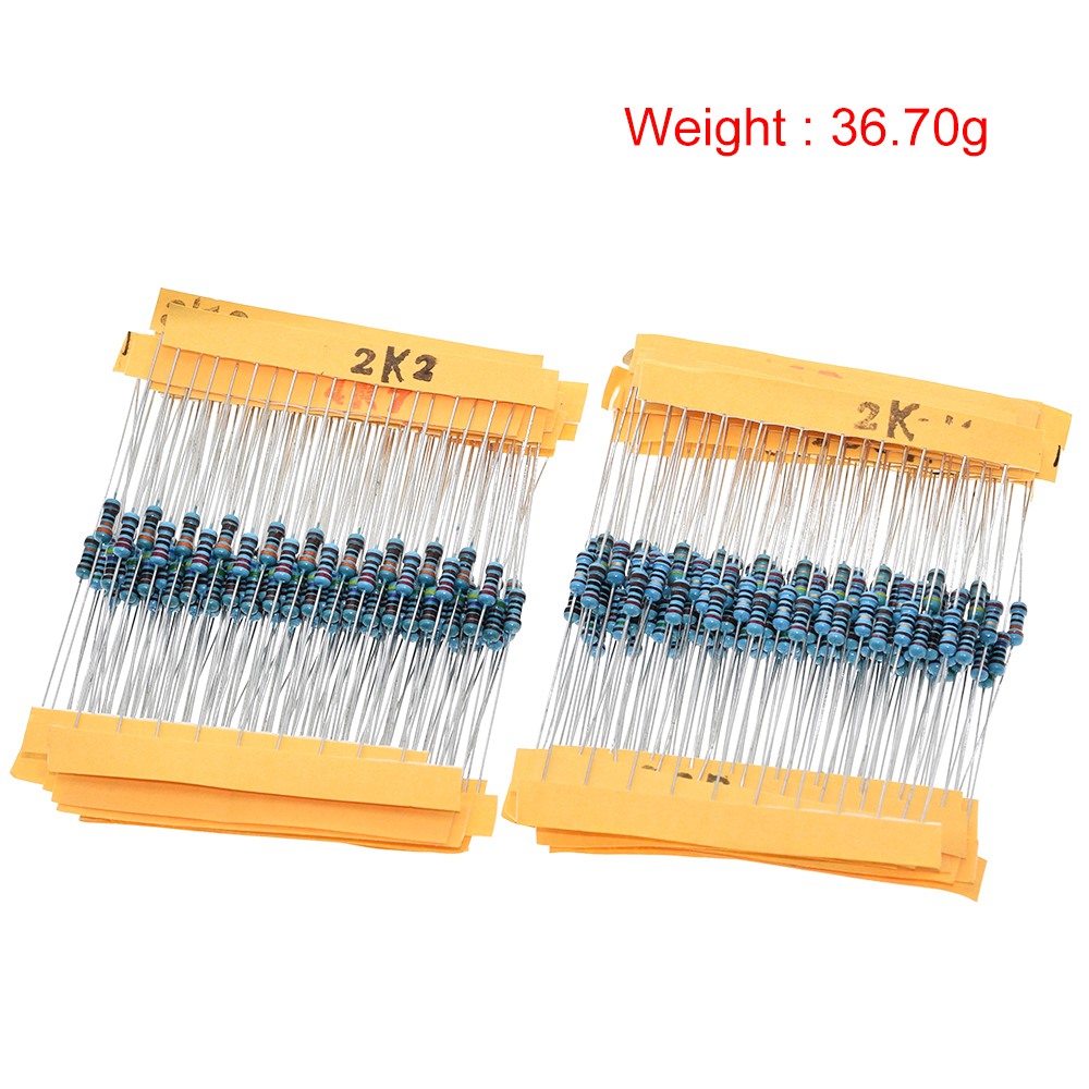 TZT 1Pack 300Pcs 10 -1M Ohm 1/ - Resistor Kit 1 4W recension och pris