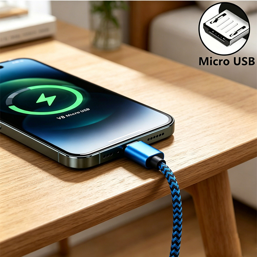 USB Micro 2.4A Fast Charging B - Diy Electronics Wire recension och pris