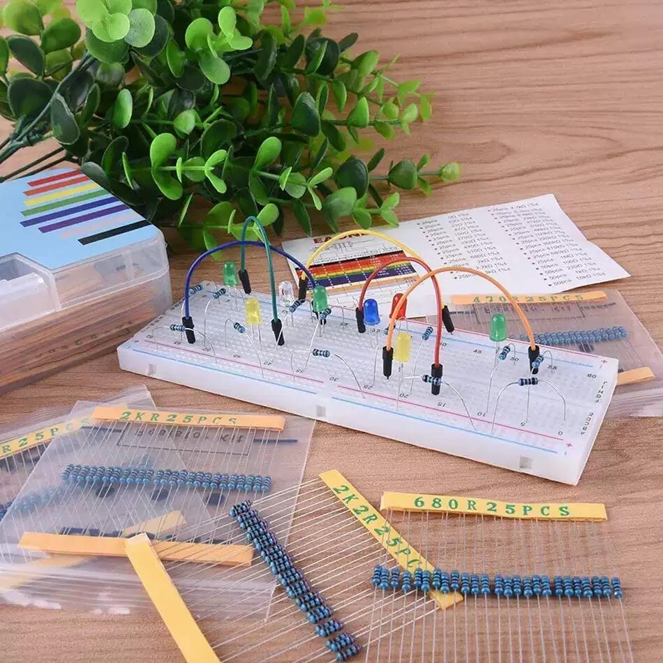 300PCS 1/4W Metal Film Resisto - Resistor Kit 1 4W recension och pris