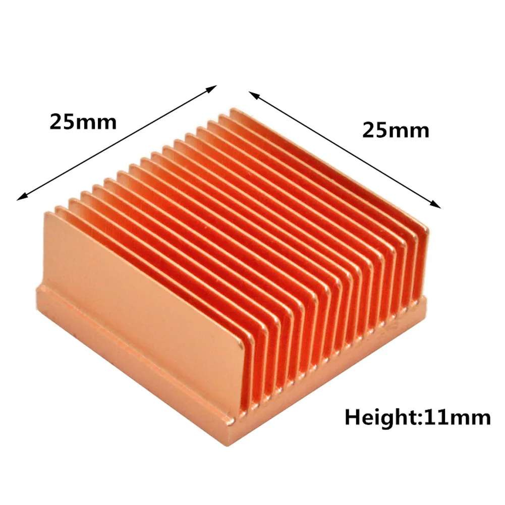 25x25x11mm Pure Copper Heatsin - Diy Electronics Raspberry Pi recension och pris