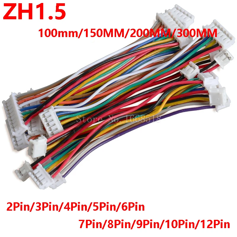 10PCS ZH 1.5mm Wire Cable Conn - Diy Electronics Wire recension och pris