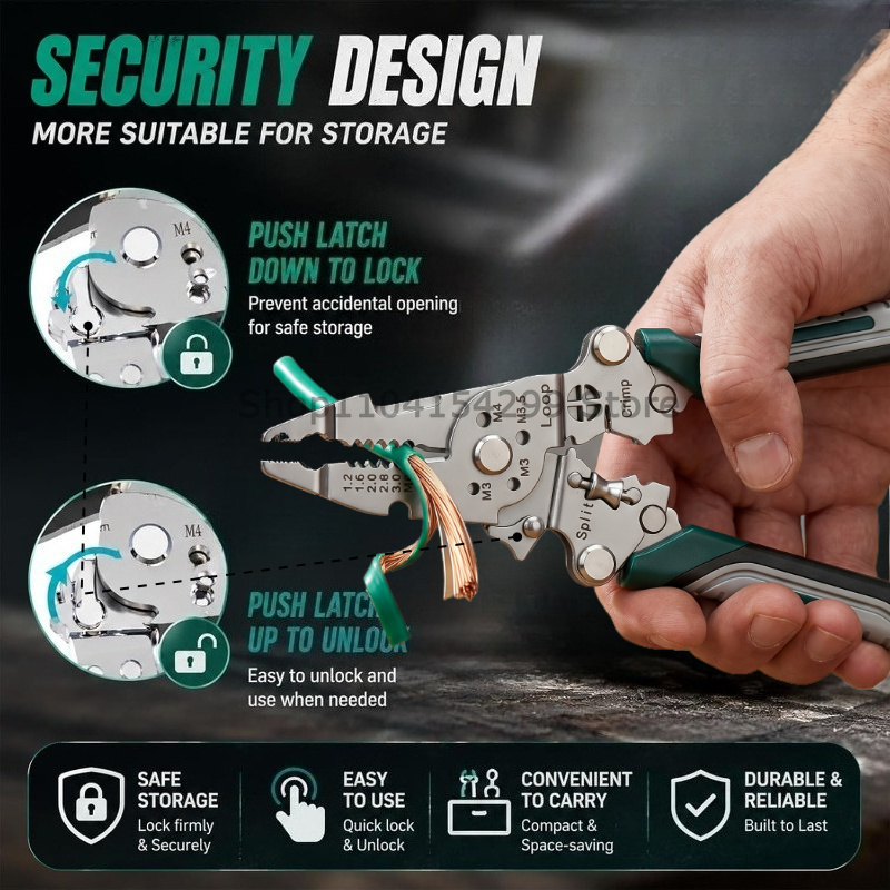 Multifunctional Copper Strippe - Wire Stripper Cutter recension och pris