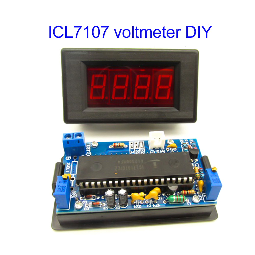 ICL7107 Voltmeter DIY Kit Part - Diy Electronics Tool Kit recension och pris