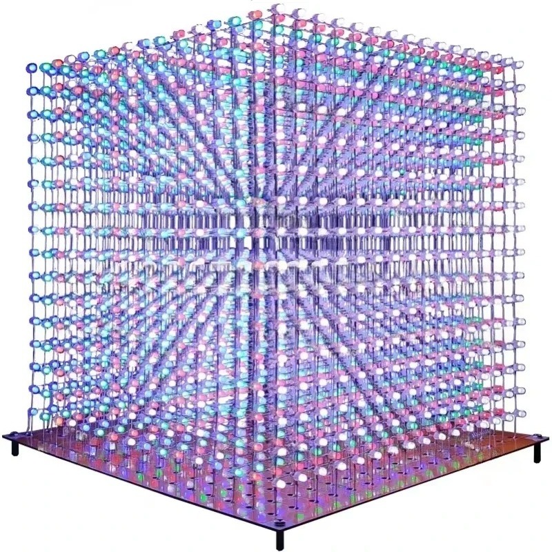 3 D16mini Light Cube Kit 16x16 - Diy With Electronics recension och pris