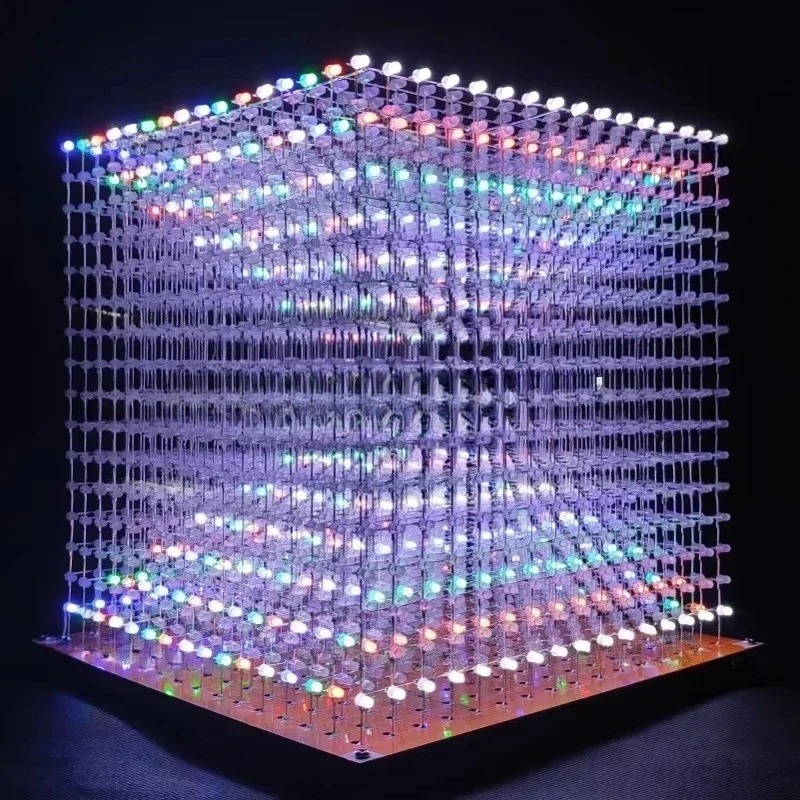 3 D16mini Light Cube Kit 16x16 - Diy With Electronics recension och pris