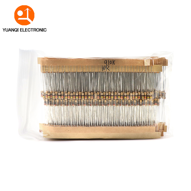 860pcs 1/4W Carbon Film Resist - Resistor Kit 1 4W recension och pris