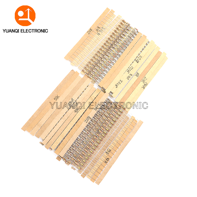 860pcs 1/4W Carbon Film Resist - Resistor Kit 1 4W recension och pris