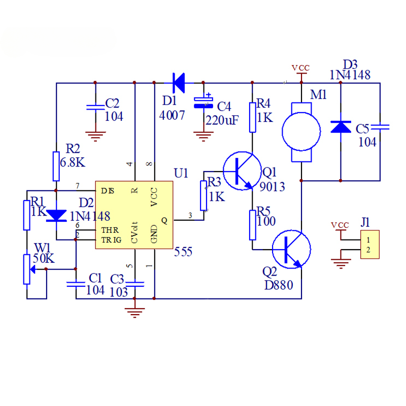 Electronic FanDIY NE555 DC Mot - Diy Electronics Repair Kit recension och pris