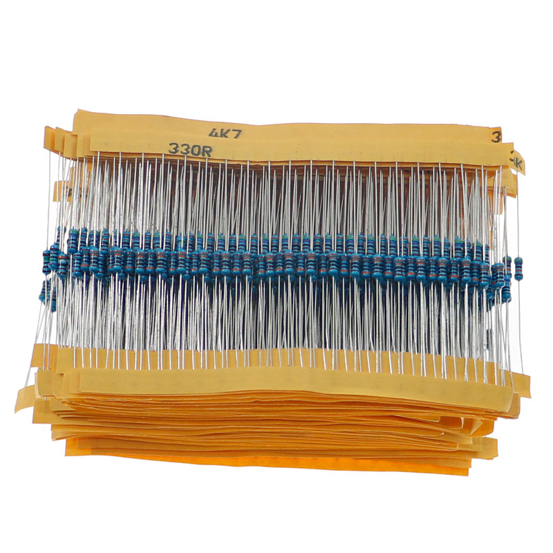 600Pcs 30 Kinds x 20pcs Metal  - Resistor Kit 1 4W recension och pris