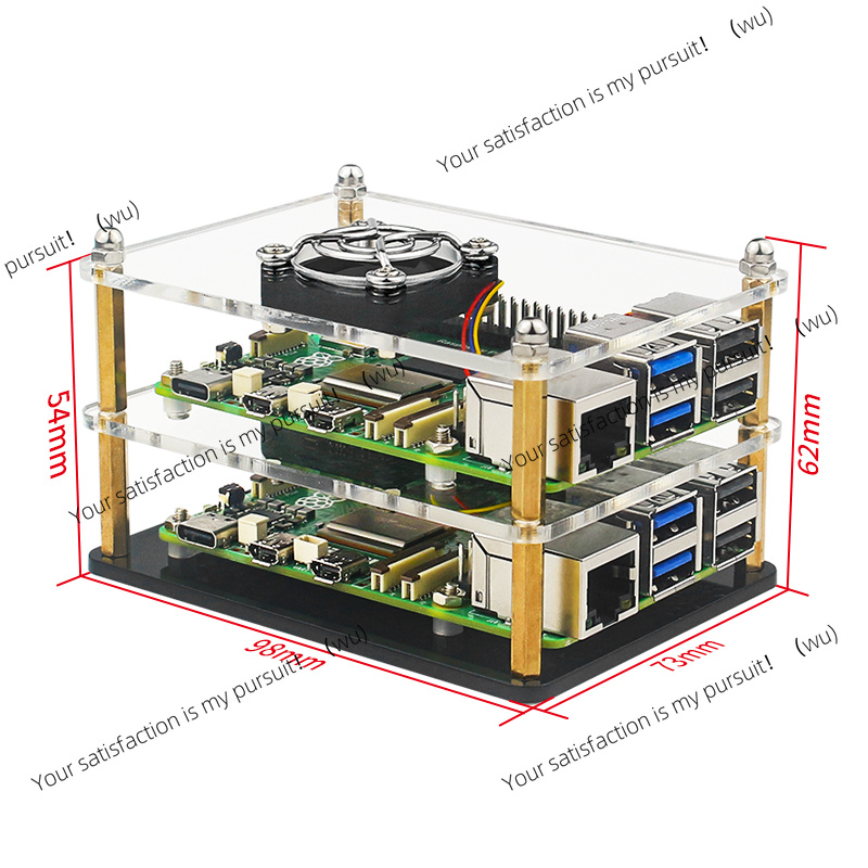 Raspberry Pi 5 Acrylic Case Tr - Diy Electronics Raspberry Pi recension och pris
