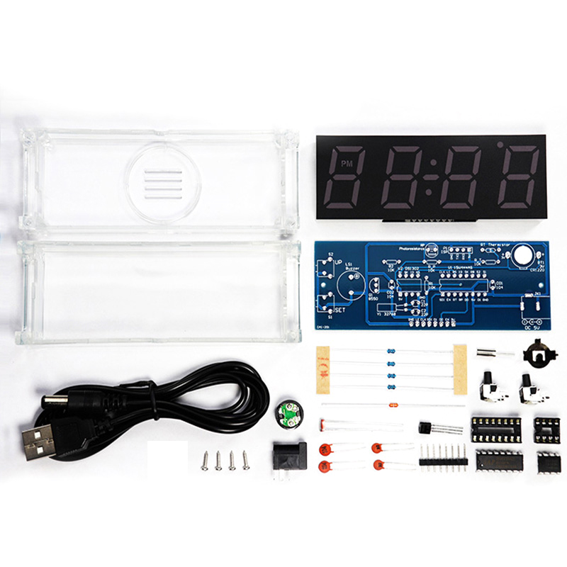 Digital Tube DIY Clock Kit Tem - Diy Electronics Youtube recension och pris