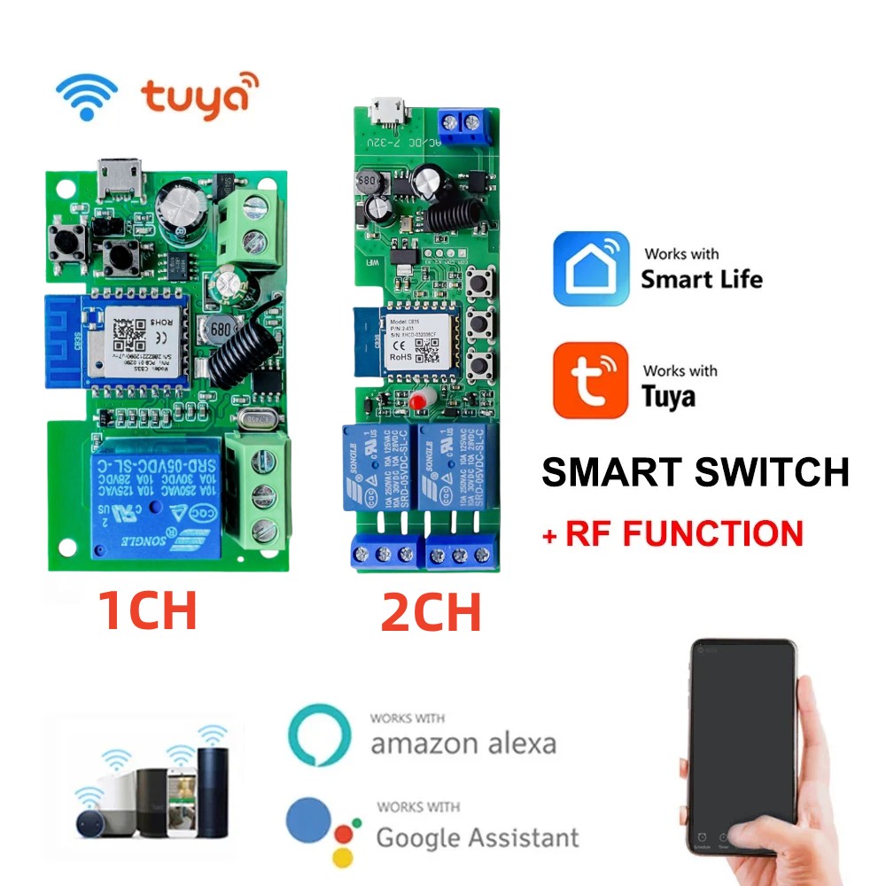 Alexa Smart Switch Tuya Smart  - Relay Module 5V recension och pris