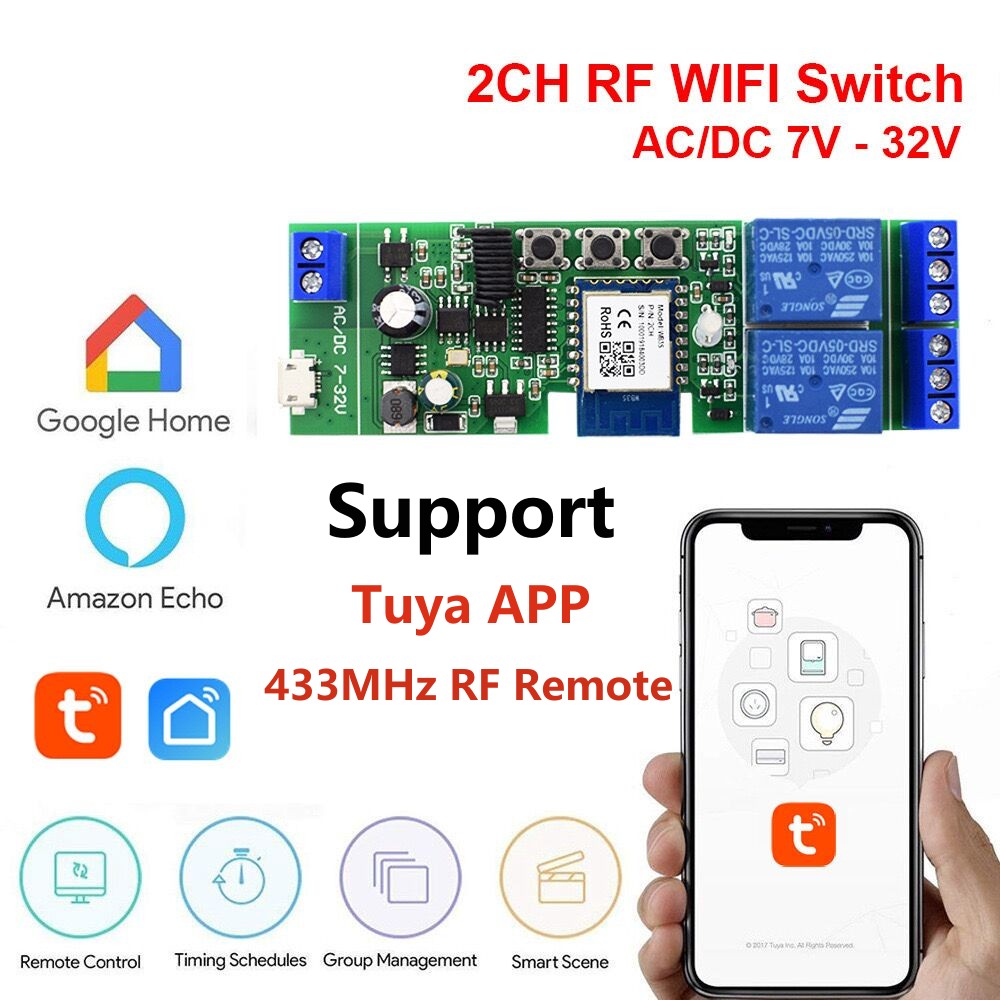 Alexa Smart Switch Tuya Smart  - Relay Module 5V recension och pris