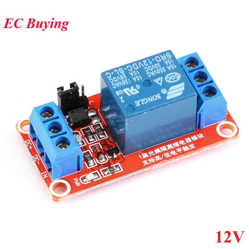 One 1 Channel Way 5V 12V Relay - Relay Module 5V recension och pris