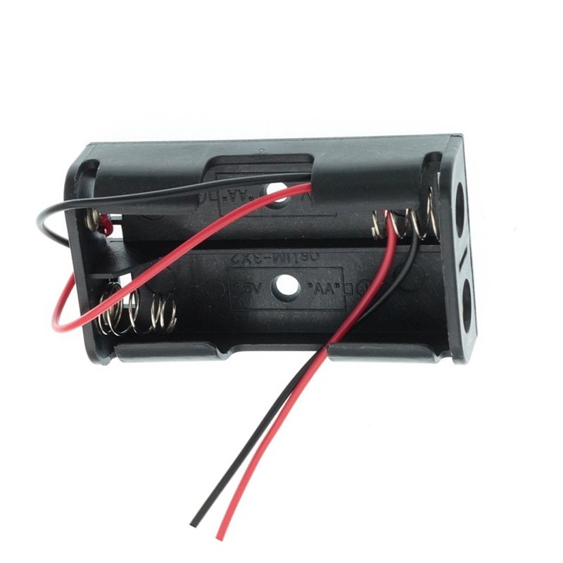 AAAEL-100Pcs 2AA Battery Case  - Diy Electronics Wire recension och pris