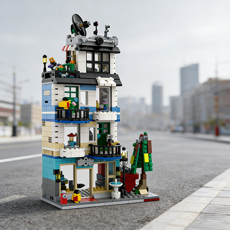 856 PCS Modular Building Apart - Diy Electronics Shop recension och pris