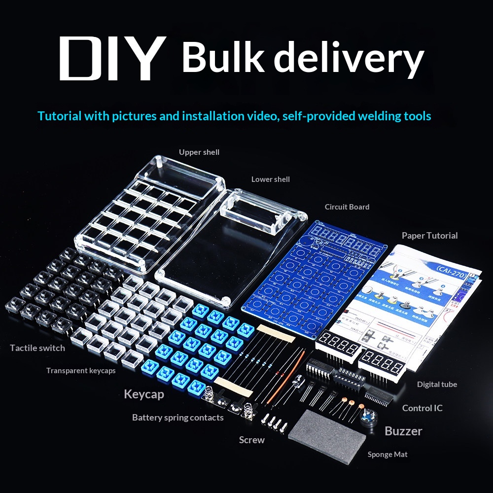 Calculator Production Kit, Ele - Diy Electronics Youtube recension och pris