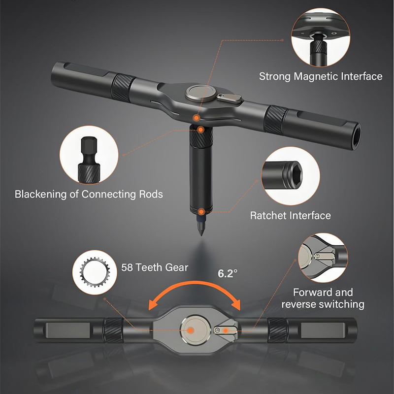 Magnetic Ratcheting Screwdrive - Diy Electronics Repair Kit recension och pris