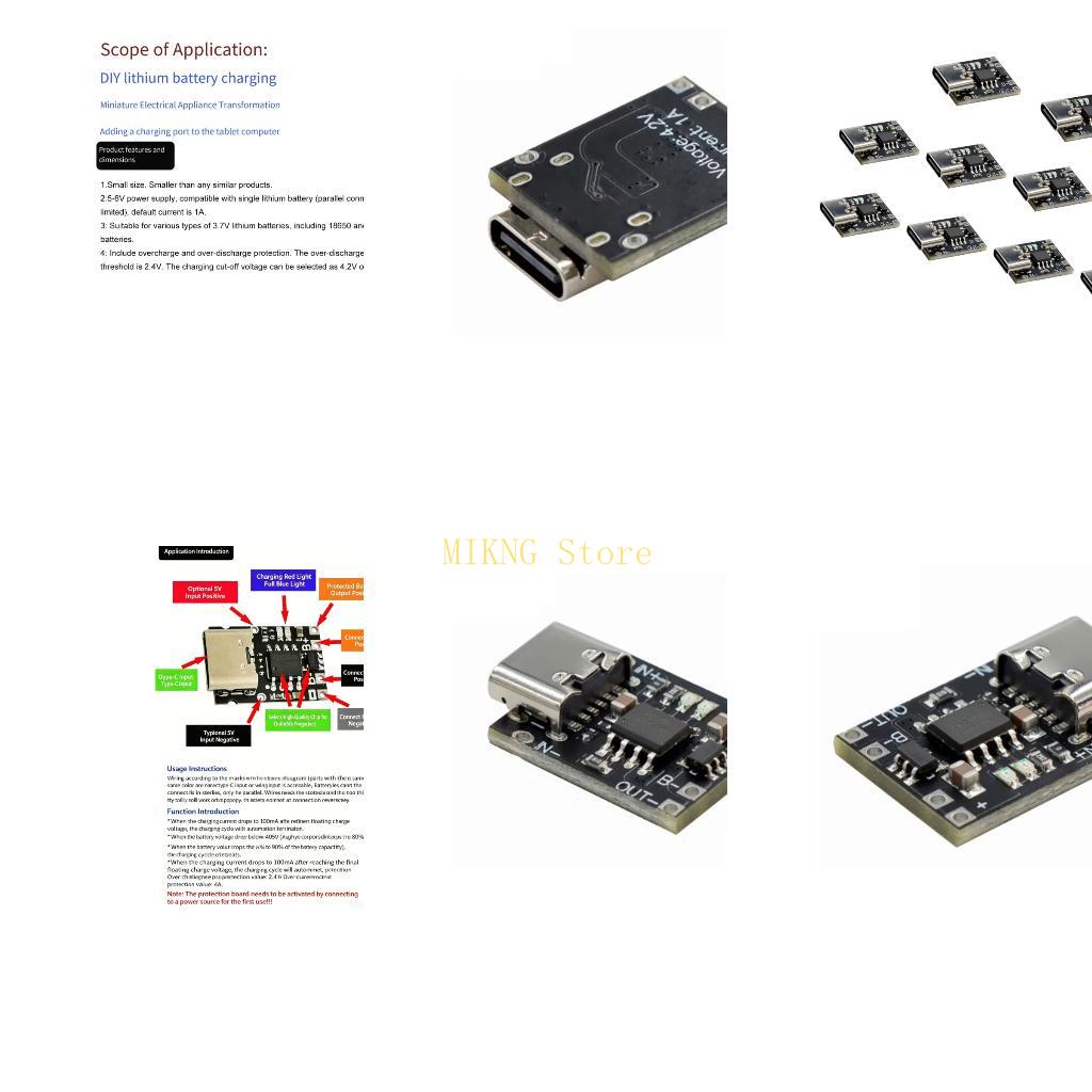 3.7V Type C Lithium Batteries  - Diy Electronics For Sale recension och pris