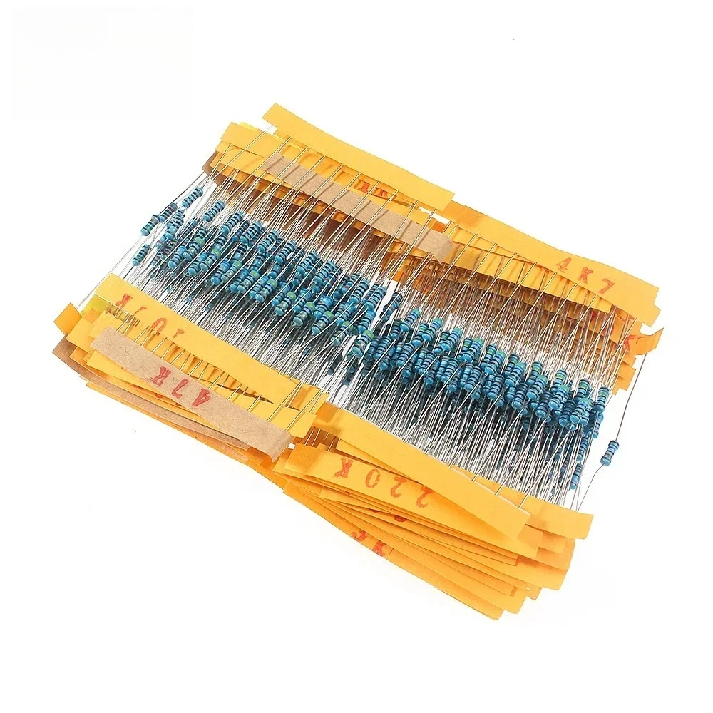500PCS 1% 1/4W Metal Film Resi - Resistor Kit 1 4W recension och pris