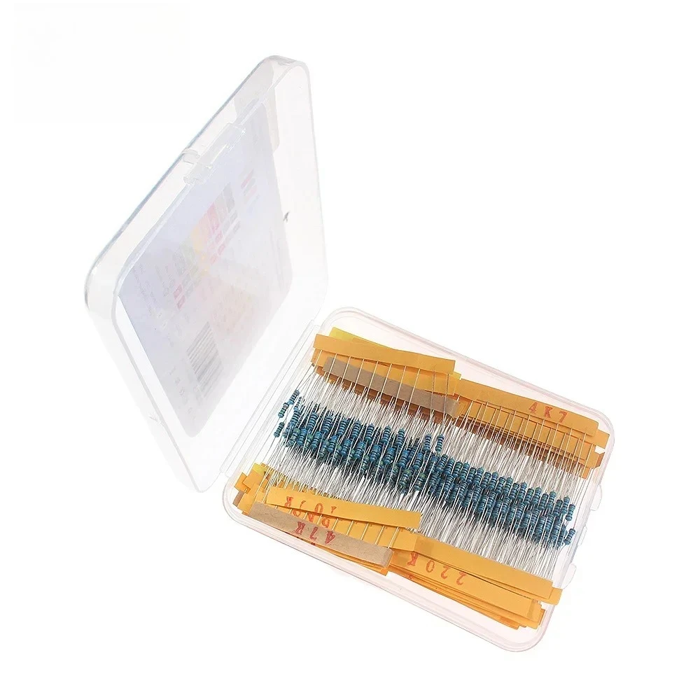 500PCS 1% 1/4W Metal Film Resi - Resistor Kit 1 4W recension och pris