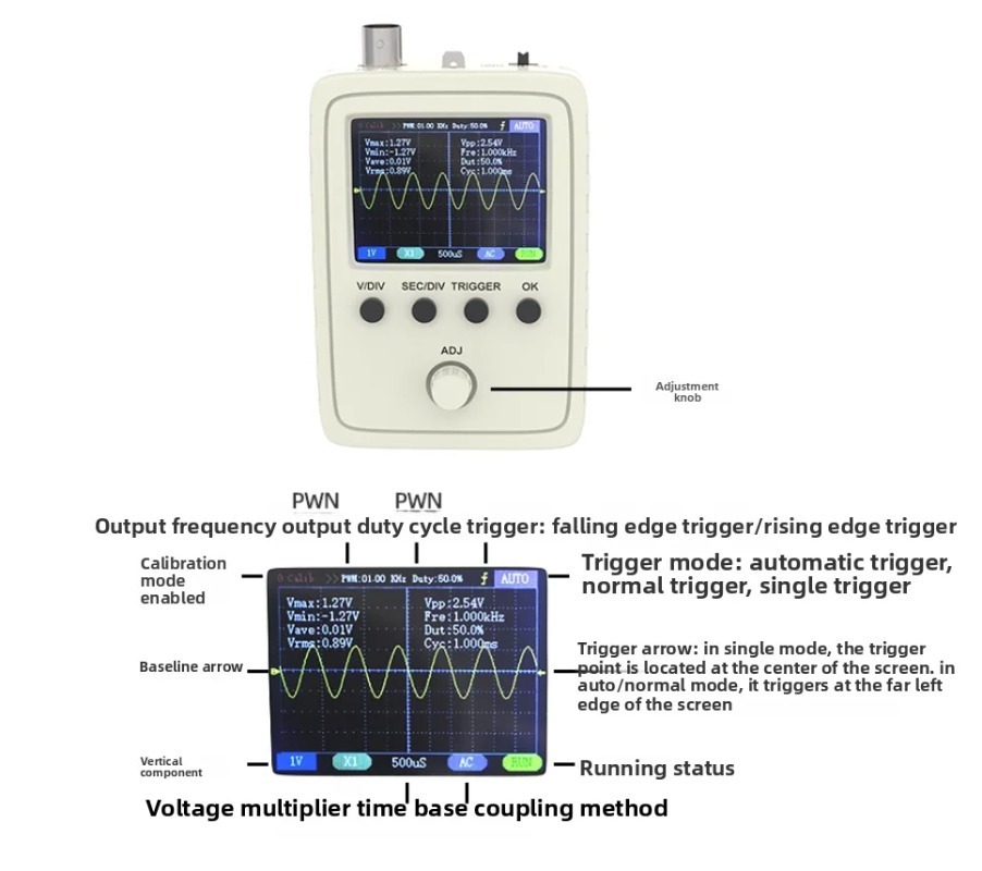 Digital Oscilloscope DIY Assem - Diy Electronics Circuits recension och pris