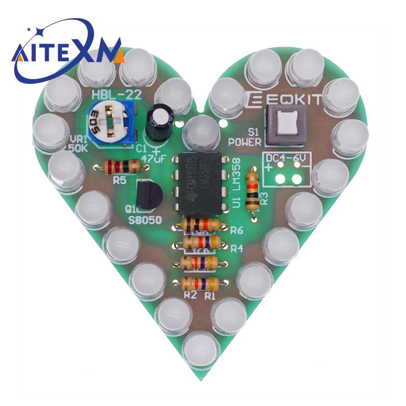 DIY Kit Heart Shape Breathing  - Diy Electronics Lab recension och pris
