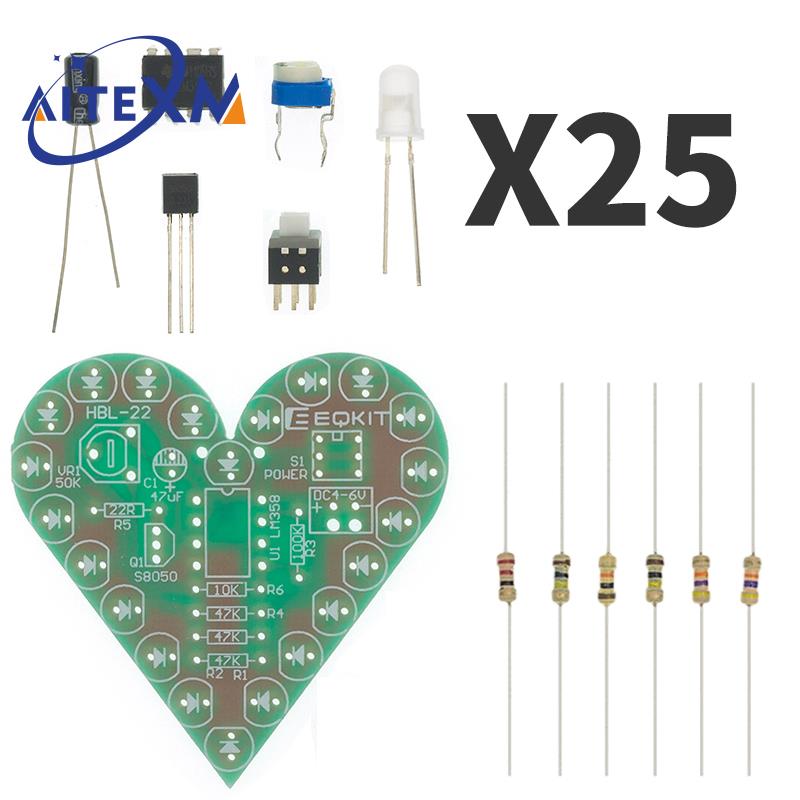 DIY Kit Heart Shape Breathing  - Diy Electronics Lab recension och pris