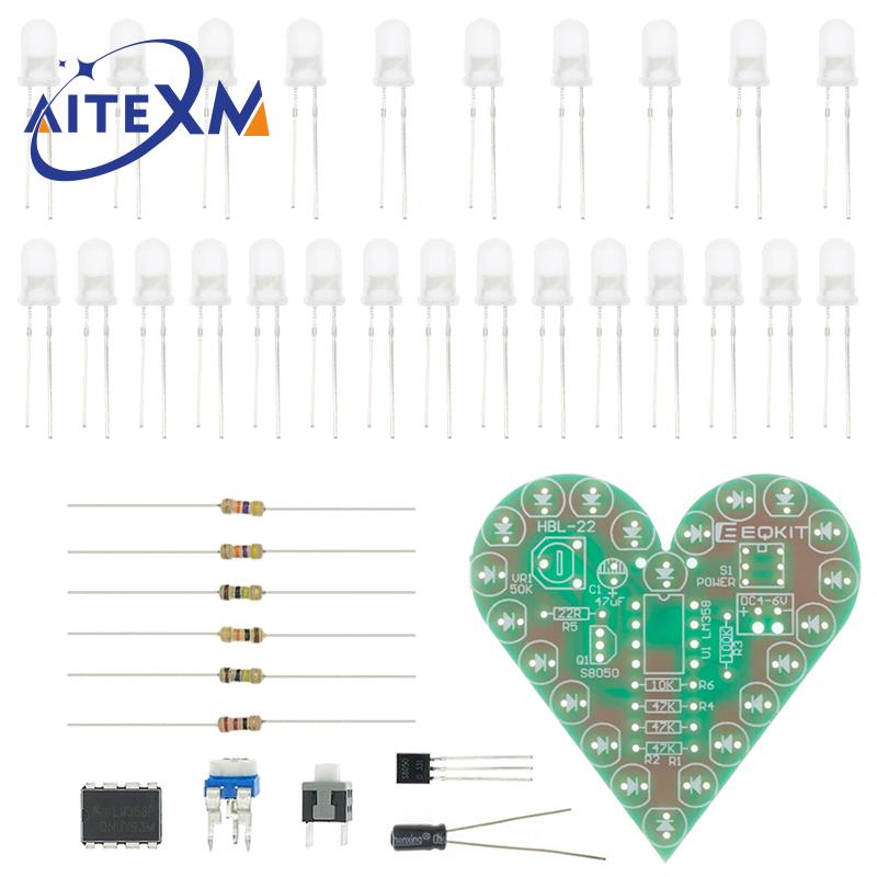 DIY Kit Heart Shape Breathing  - Diy Electronics Lab recension och pris