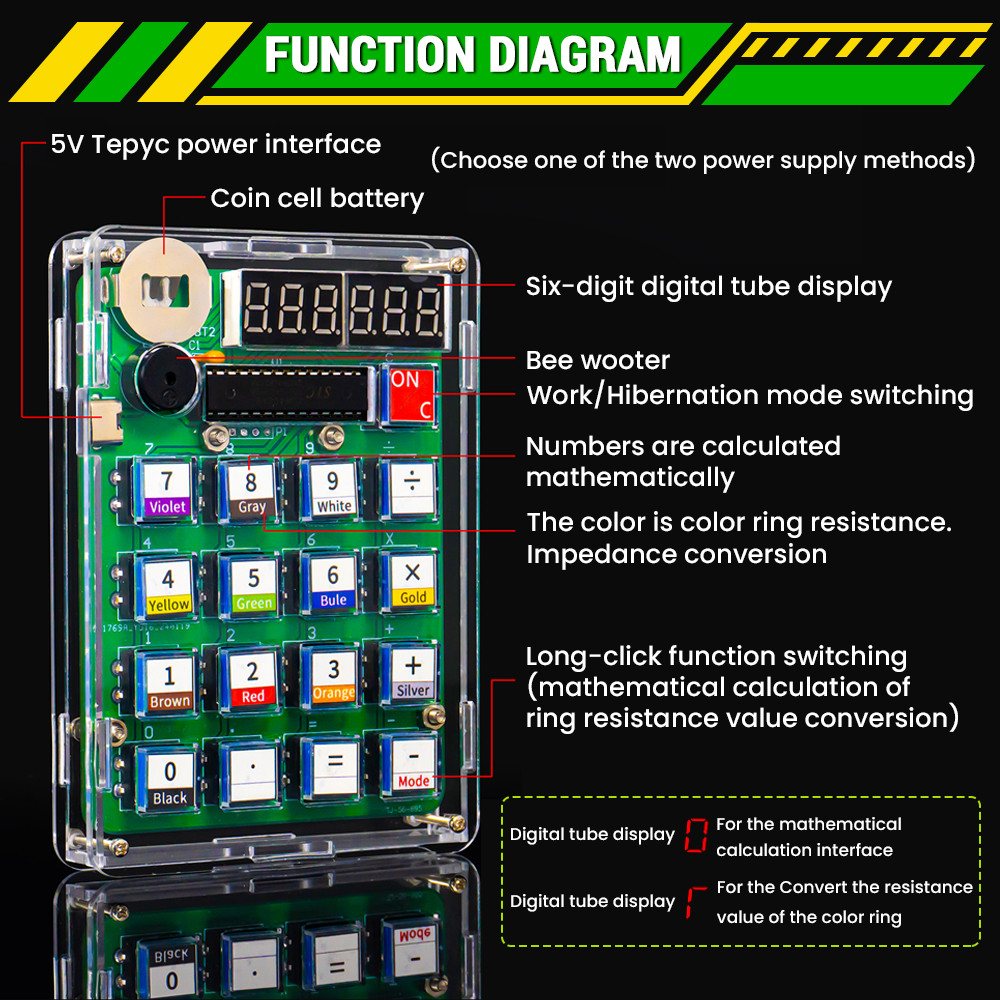 DIY Calculator Electronic Prod - Pcb Etching Kit recension och pris